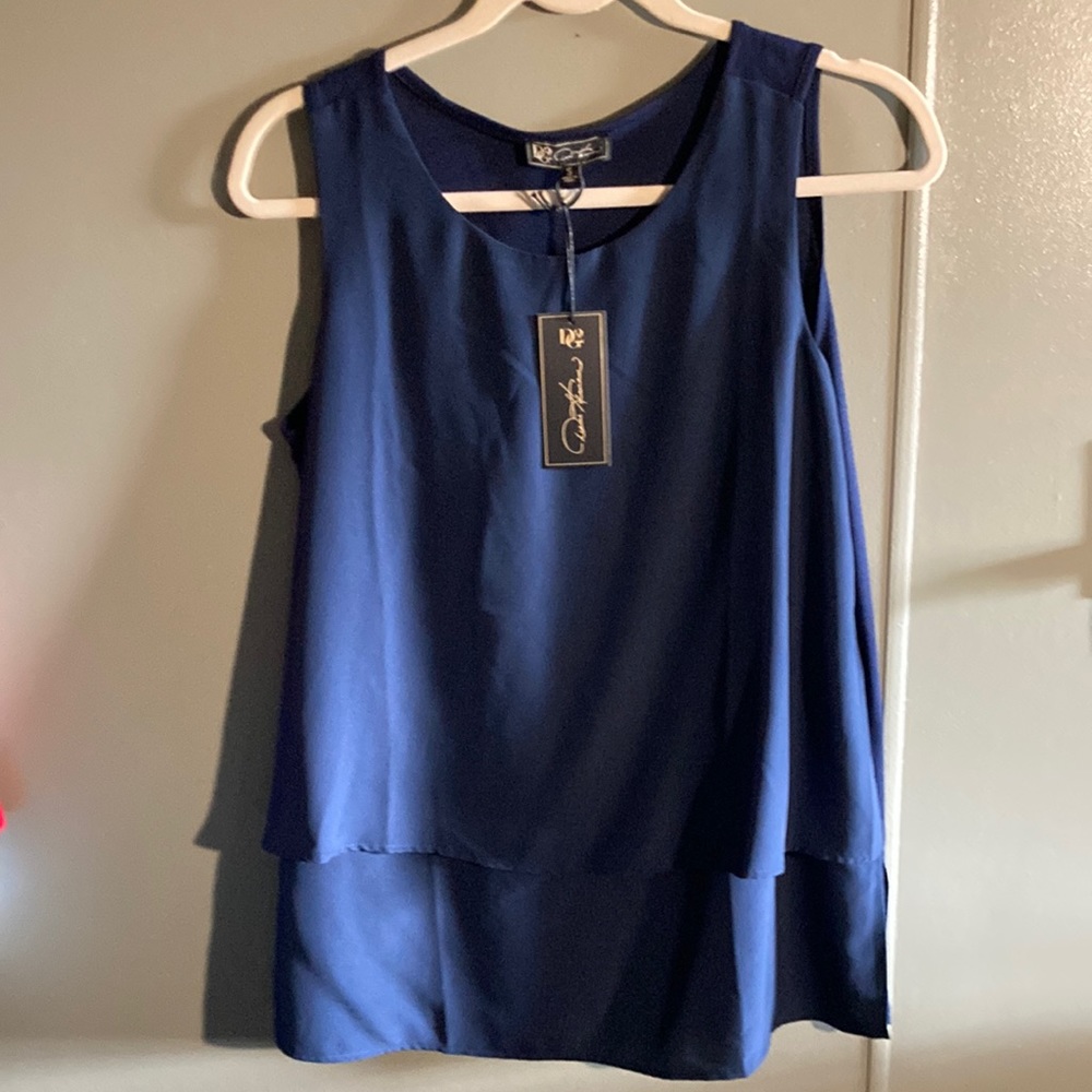 DG2 Blue Tank Top NWT